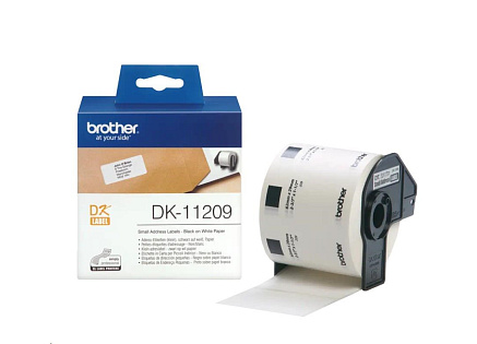 BROTHER DK-11209 Úzké adresní štítky 29x62mm (800 ks)