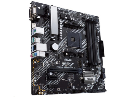 ASUS MB Sc AM4 PRIME B450M-A II, AMD B450, 4xDDR4, 1xHDMI, 1xDVI, 1xVGA, mATX