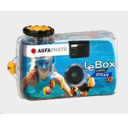 Agfaphoto LeBox Ocean 400/27 - jednorázový analogový fotoaparát Agfaphoto LeBox Ocean 400/27 - jednorázový analogový fotoaparát