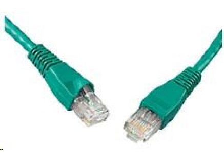Solarix Patch kabel CAT6 UTP PVC 5m zelený snag-proof C6-114GR-5MB