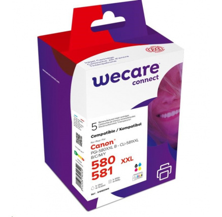 WECARE ARMOR cartridge pro CANON PIXMA TR7550,TR8550,TS6150,TS8150 (K10503W4), černá+CMY,26ml/4x12.2ml
