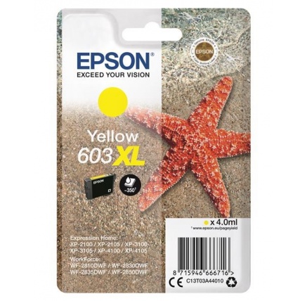 EPSON ink bar Singlepack "Hvězdice" Yellow 603XL Ink