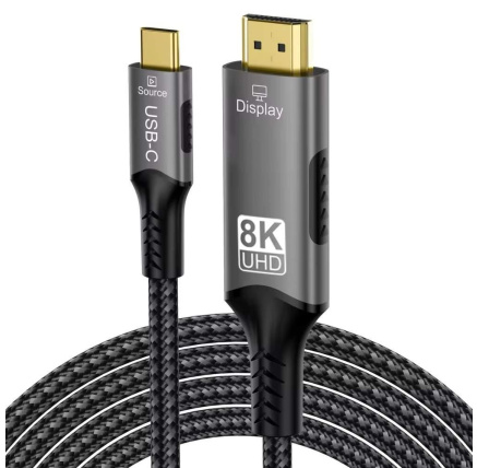 PremiumCord USB-C na HDMI kabel 2m rozlišení obrazu 8K@60Hz,4K@144Hz Aluminium PremiumCord USB-C na HDMI kabel 2m rozlišení obrazu 8K@60Hz,4K@144Hz Aluminium