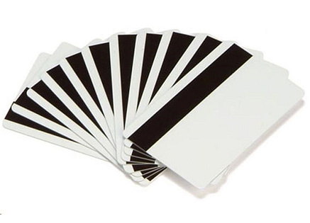 Zebra Plastic card, HiCo, 500pcs.
