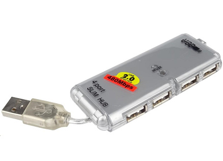 PremiumCord USB 2.0 HUB 4-portový bez napájení
