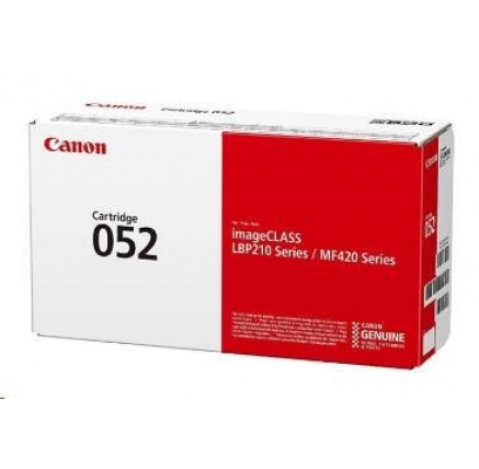 Canon LASER TONER CRG 052 černý (3100 str.) Canon LASER TONER CRG 052 černý (3100 str.)