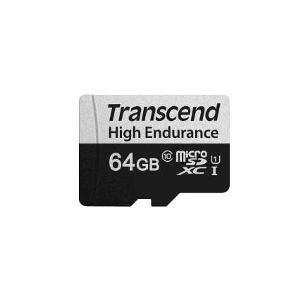 TRANSCEND MicroSDXC karta 64GB 350V, High Endurance