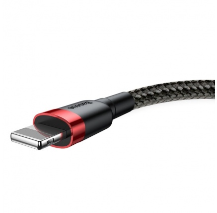 Baseus Cafule nabíjecí / datový kabel USB na Lightning 1,5A 2m, červená-černá