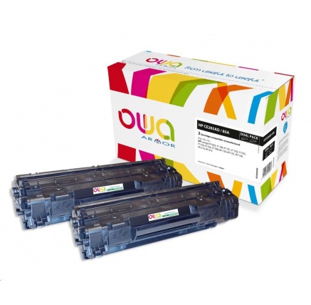 OWA Armor toner pro HP LJ P1002,1100,1102,1103,1104,1106,1108,M1130,1132,1136,1210,1212 2x1600 stran, CE285AD, black OWA Armor toner pro HP LJ P1002,1100,1102,1103,1104,1106,1108,M1130,1132,1136,1210,1212 2x1600 stran, CE285AD, black