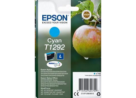EPSON ink bar Singlepack "Jablko" Cyan T1292 DURABrite Ultra Ink (7 ml)