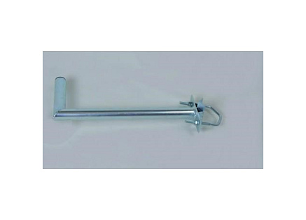 Držák antény na balkón s vinklem, galvanický zinek, délka 50cm Držák antény na balkón s vinklem, galvanický zinek, délka 50cm