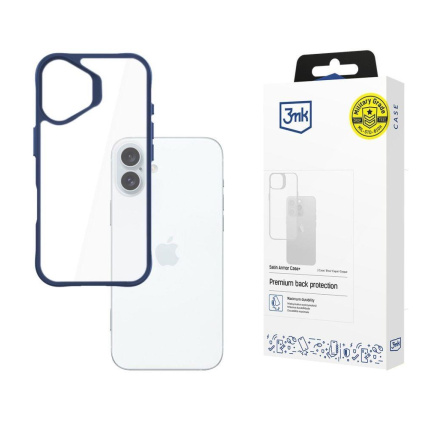 3mk ochranný kryt Satin Armor Case+ Blue pro Apple iPhone 16 Plus 3mk ochranný kryt Satin Armor Case+ Blue pro Apple iPhone 16 Plus
