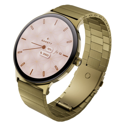 Garett Smartwatch Verona 2 zlatá SOLID steel
