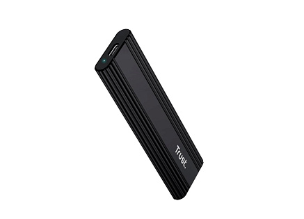TRUST Externí box pro M.2 SSD, USB-C 3.2 Gen2, M.2 2280, černá TRUST Externí box pro M.2 SSD, USB-C 3.2 Gen2, M.2 2280, černá