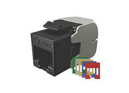 Solarix Samořezný keystone CAT6A UTP SXKJ-10G-UTP-RAL-SA, RAL FIT moduly, CROSSTALK PROTECT, Component Level a 4PPoE
