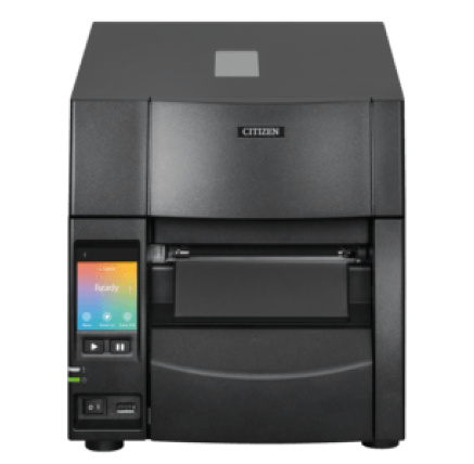 Citizen CL-S703IIIR, 12 dots/mm (300 dpi), peeler, rewind, Dual-IF, EPLII, ZPLII, Datamax, black