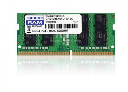 GOODRAM SODIMM DDR4 16GB 2400MHz CL17 GOODRAM SODIMM DDR4 16GB 2400MHz CL17