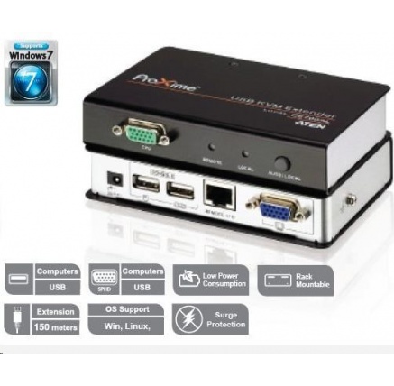 ATEN Extender PC-konzole na 150m USB až 1920x1200 bodů / surge ATEN Extender PC-konzole na 150m USB až 1920x1200 bodů / surge