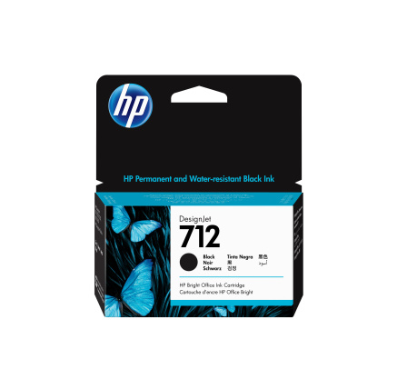HP 712 38-ml Black DesignJet Ink Cartridge HP 712 38-ml Black DesignJet Ink Cartridge