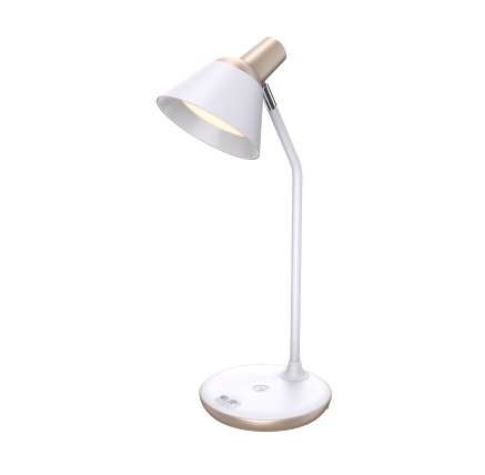 WG - Led lampička s bezdrátovým nabíjením WG Karel, bílá