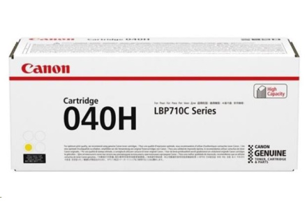 Canon TONER  CRG-040HY žlutá pro i-SENSYS LBP710Cx, LBP712Cx, LBP712Cdn (10000 str.)