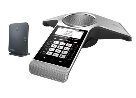 Yealink CP930W-Base IP DECT báze + konferenční tel., 3,1" 248x120 LCD, Bluetooth, 1x microUSB, 1x microSD Yealink CP930W-Base IP DECT báze + konferenční tel., 3,1" 248x120 LCD, Bluetooth, 1x microUSB, 1x microSD