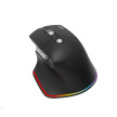 ACER bezdrátová myš Easy Fit Mouse,ergonomická,4000dpi,6 tlačítek,RGB,10m dosah,USB-C,BT,Black