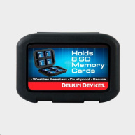 Delkin Weather Resistant Case for 8 SD cards