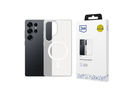 3mk ochranný kryt Smoke MagCase White pro Samsung Galaxy S25 Ultra