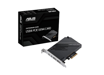 ASUS Rozšiřovací karta USB4 PCIe Gen4, PCIe 4.0 x4, 2x USB4 Typ-C, 2x DP