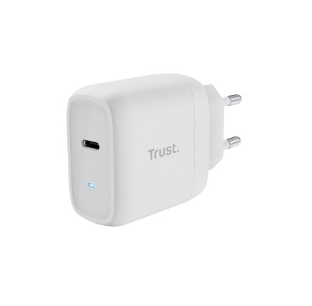 TRUST nabíječka 45W Maxo, USB-C, Nabíječka do zdi, 2m USB-C kabel, bílá TRUST nabíječka 45W Maxo, USB-C, Nabíječka do zdi, 2m USB-C kabel, bílá