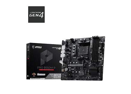 MSI MB Sc AM4 PRO B550M-P, AMD B550, 4xDDR4, 1xVGA, 1xHDMI, 1xDP, mATX