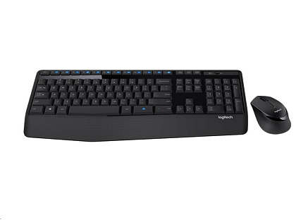 Logitech sada Wireless Combo MK345, bezdrátová klávesnice + myš, US INT'L, 2.4GHZ, INTNL Logitech sada Wireless Combo MK345, bezdrátová klávesnice + myš, US INT'L, 2.4GHZ, INTNL