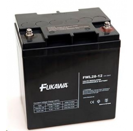 Baterie - FUKAWA FWL 28-12 (12V/28 Ah - M5), životnost 10let Baterie - FUKAWA FWL 28-12 (12V/28 Ah - M5), životnost 10let