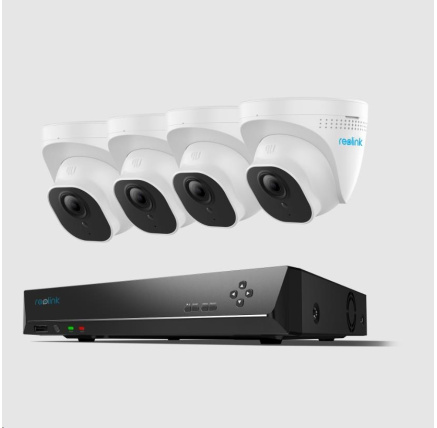 REOLINK bezpečnostní kamerový set NVS8-8MD4, RLK8-800D4, 4x Kamera, 2TB REOLINK bezpečnostní kamerový set NVS8-8MD4, RLK8-800D4, 4x Kamera, 2TB