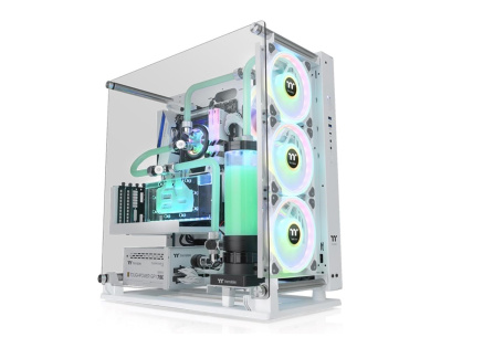 THERMALTAKE Case Core P3 TG Pro Snow, ATX, Průhledná bočnice, bílá THERMALTAKE Case Core P3 TG Pro Snow, ATX, Průhledná bočnice, bílá