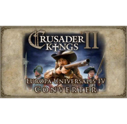 Crusader Kings II: Europa Universalis IV Converter (PC) klíč Steam Crusader Kings II: Europa Universalis IV Converter (PC) klíč Steam