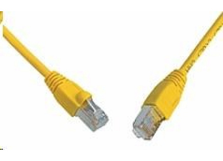 Solarix Patch kabel CAT5E SFTP PVC 7m žlutý snag-proof C5E-315YE-7MB