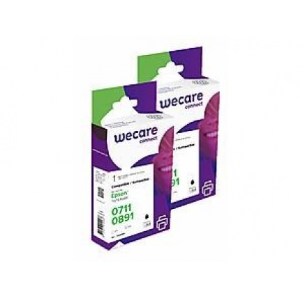 WECARE Armor cartridge pro EPSON Stylus D78/ DX4000 (T071140), sada černá, 2x9ml
