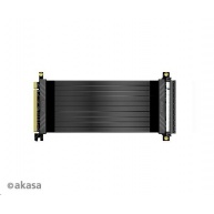 AKASA kabel RISER BLACK X2 Premium PCIe 3.0 x 16 Riser, 30cm