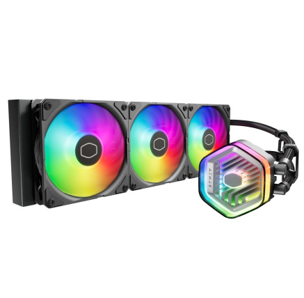 Cooler Master vodní chladič MasterLiquid 360 Atmos ARGB, 3x120mm, LGA1851, AM5, černá