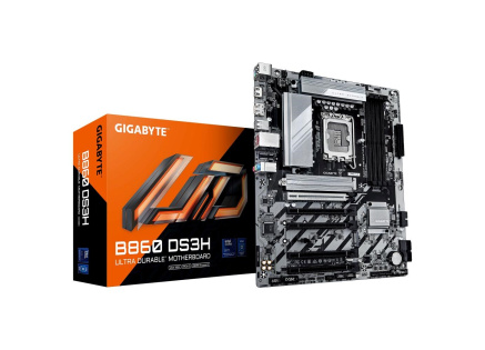 GIGABYTE MB Sc LGA1851 B860 DS3H, Intel B860, 4xDDR5, 1xDP, 1xHDMI, ATX