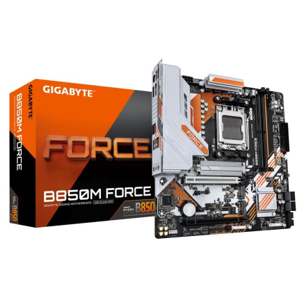 GIGABYTE MB Sc AM5 B850M FORCE, AMD B850, 2xDDR5, 1xDP, 1xHDMI, mATX