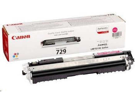 Canon TONER CRG-729M purpurový pro i-Sensys LBP7010C , LBP7010C, LBP7018C (1 000 str.)