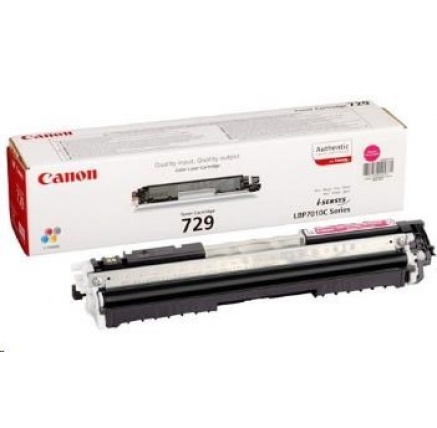 Canon TONER CRG-729M purpurový pro i-Sensys LBP7010C , LBP7010C, LBP7018C (1 000 str.) Canon TONER CRG-729M purpurový pro i-Sensys LBP7010C , LBP7010C, LBP7018C (1 000 str.)