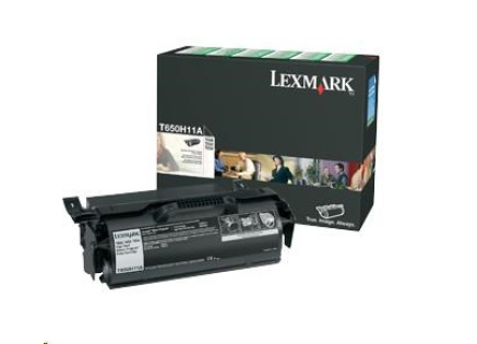 LEXMARK černý toner T650, T652, T654 z programu Lexmark Return