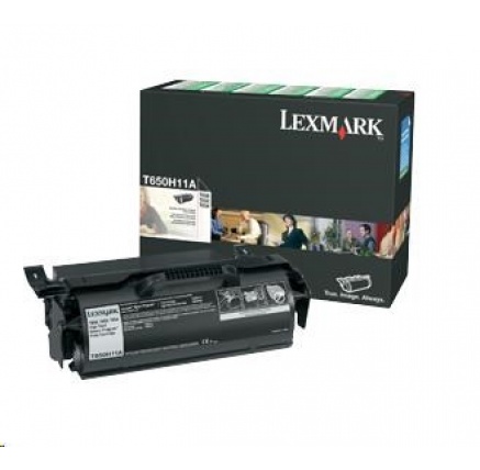 LEXMARK černý toner T650, T652, T654 z programu Lexmark Return LEXMARK černý toner T650, T652, T654 z programu Lexmark Return