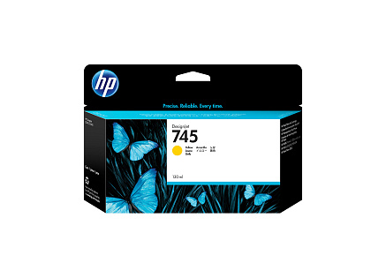 HP 745 130-ml Yellow Ink Cartridge HP 745 130-ml Yellow Ink Cartridge