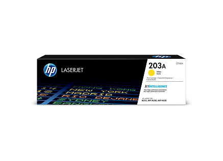 HP 203A Yellow Original LaserJet Toner Cartridge (1,300 pages)
