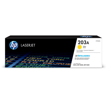 HP 203A Yellow Original LaserJet Toner Cartridge (1,300 pages) HP 203A Yellow Original LaserJet Toner Cartridge (1,300 pages)